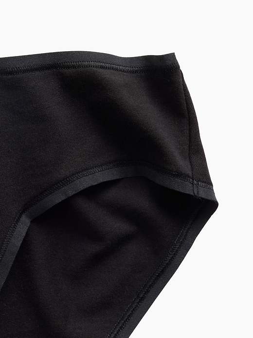 L'image numéro 3 présente Culotte taille basse en coton biologique extensible PureDouceur