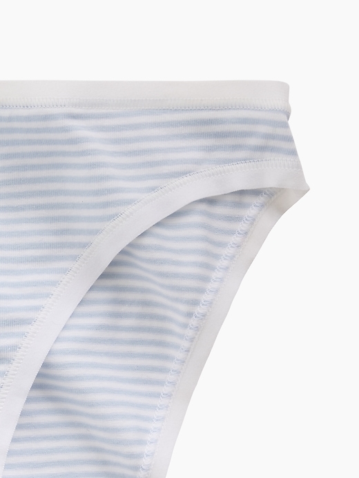 L'image numéro 3 présente Culotte bikini en coton biologique extensible ultra-doux