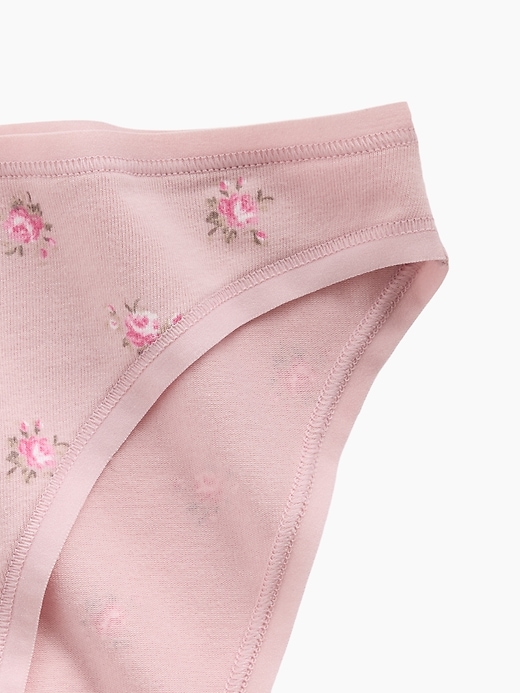 L'image numéro 3 présente Culotte bikini en coton biologique extensible PureDouceur