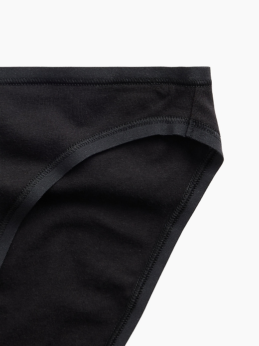 L'image numéro 3 présente Culotte bikini en coton biologique extensible PureDouceur