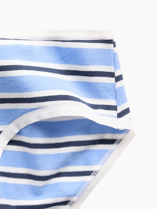 L'image numéro 3 présente Culotte taille basse en coton biologique extensible ultra-doux