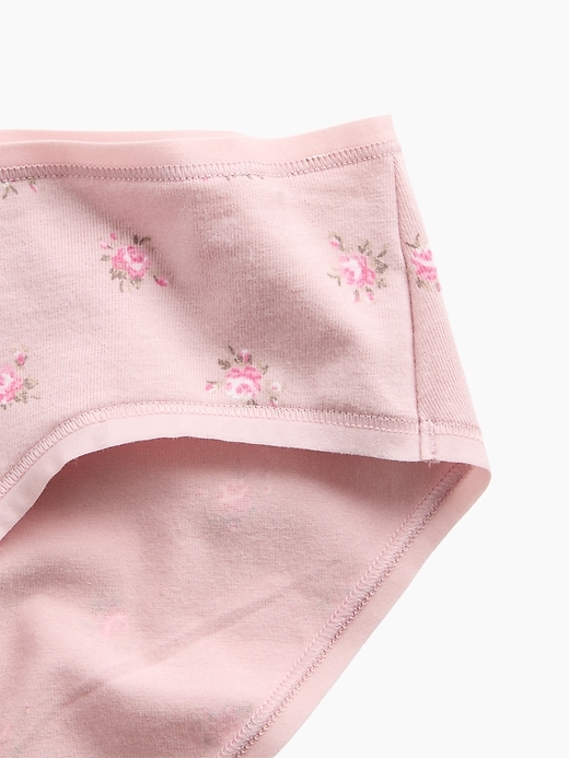L'image numéro 3 présente Culotte taille basse en coton biologique extensible PureDouceur