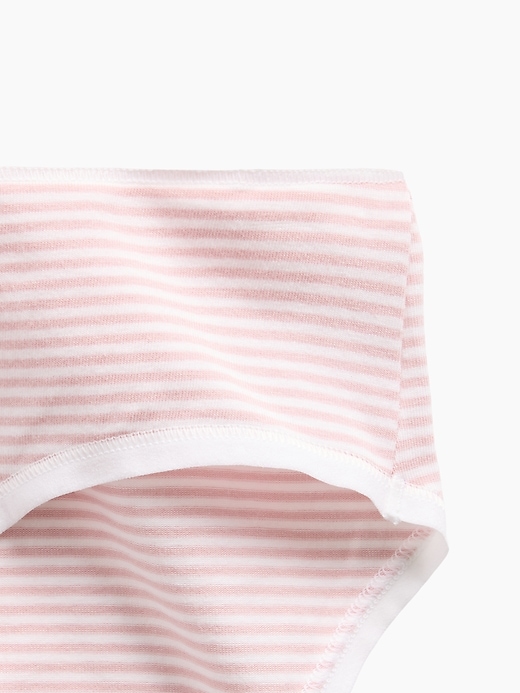 L'image numéro 3 présente Culotte taille basse en coton biologique extensible ultra-doux