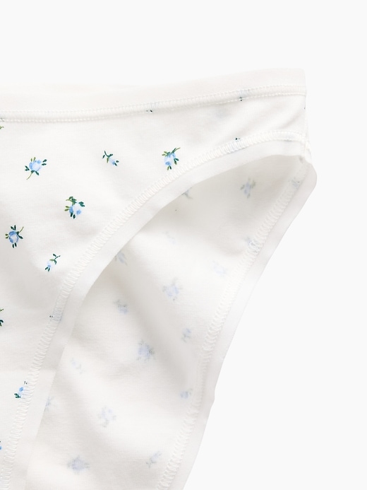L'image numéro 3 présente Culotte bikini en coton biologique extensible PureDouceur