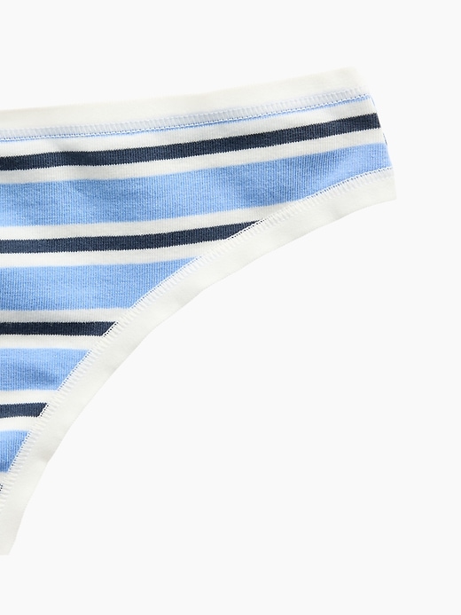 L'image numéro 3 présente Tanga en coton biologique extensible PureDouceur