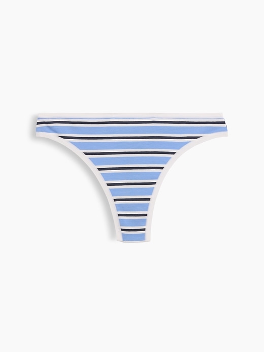 L'image numéro 4 présente Tanga en coton biologique extensible PureDouceur