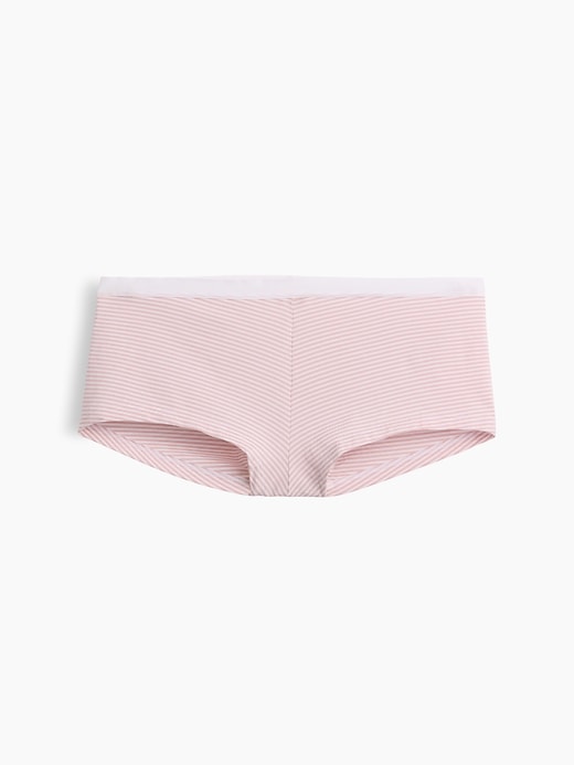 L'image numéro 4 présente Short court en coton biologique extensible ultra-doux