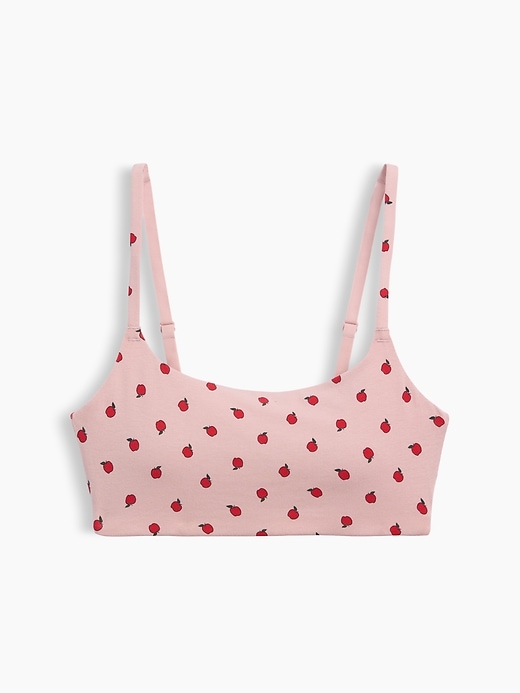 L'image numéro 6 présente Soutien-gorge léger à encolure dégagée en coton biologique extensible PureDouceur