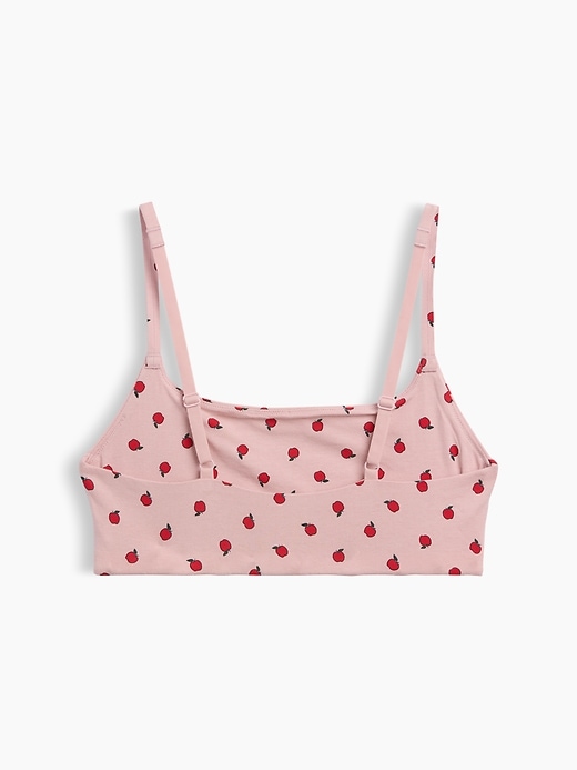 L'image numéro 7 présente Soutien-gorge léger à encolure dégagée en coton biologique extensible PureDouceur