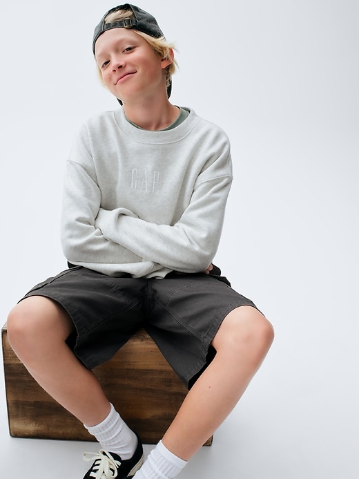 Image number 6 showing, Kids VintageSoft Relaxed Logo Sweatshirt