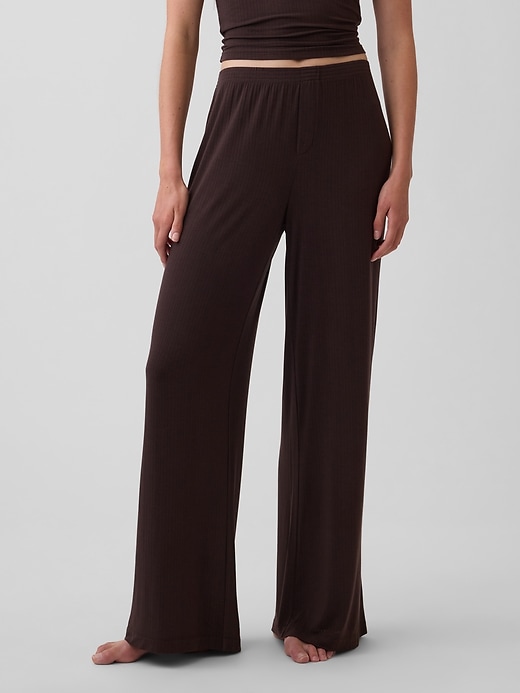 Image number 2 showing, Softest Modal Rib PJ Pants