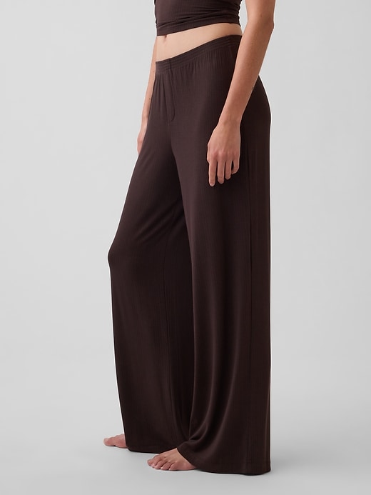 Image number 3 showing, Softest Modal Rib PJ Pants