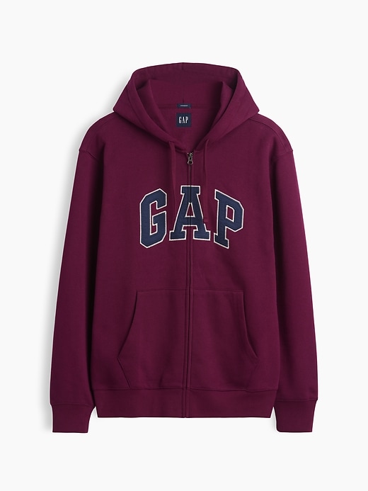 Image number 5 showing, Adult VintageSoft Arch Logo Zip Hoodie