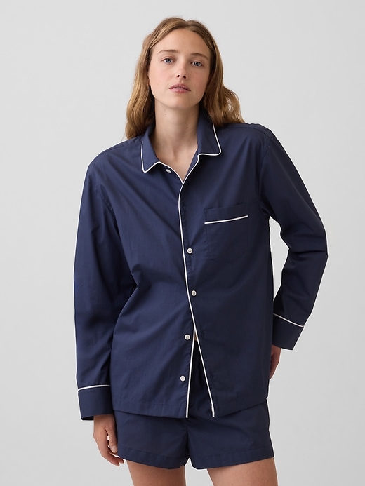 L'image numéro 1 présente Chemise de pyjama en popeline PureDouceur
