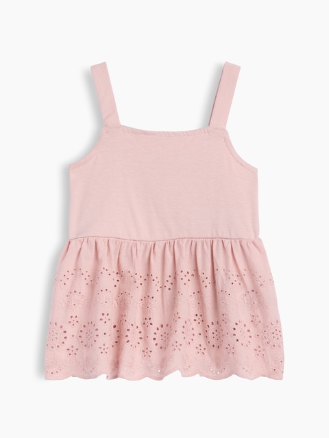 Baby & Toddler Eyelet Hem Top
