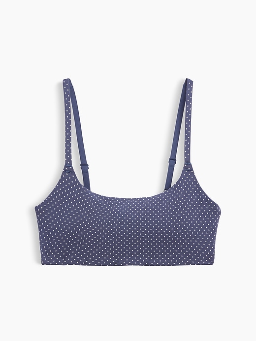 L'image numéro 6 présente Soutien-gorge léger à encolure dégagée en coton biologique extensible PureDouceur