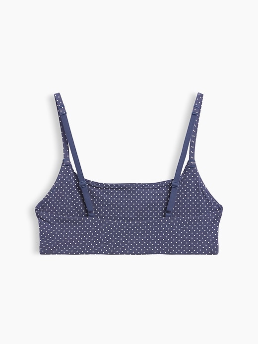 L'image numéro 7 présente Soutien-gorge léger à encolure dégagée en coton biologique extensible PureDouceur