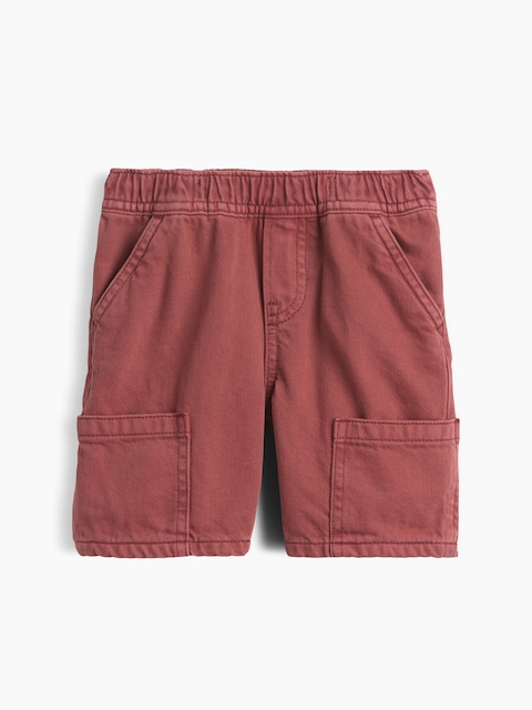 SHORT BALLON À TAILLE ÉLASTIQUE EN DENIM POUR BÉBÉ ET TOUT-PETIT