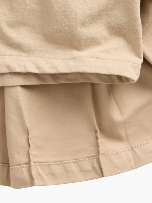 Image number 3 showing, Kids Uniform Pleated Khaki Skort