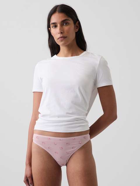 SoftMade Organic Stretch Cotton Thong