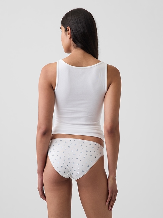 L'image numéro 2 présente Culotte bikini en coton biologique extensible PureDouceur