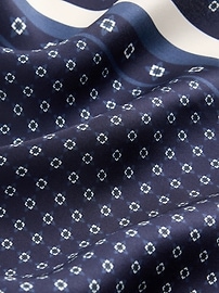 Image number 3 showing, 100% Silk Oversized Triangle Bandana Scarf