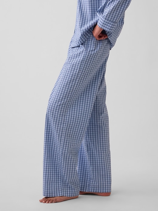 L'image numéro 3 présente Pantalon de pyjama en popeline