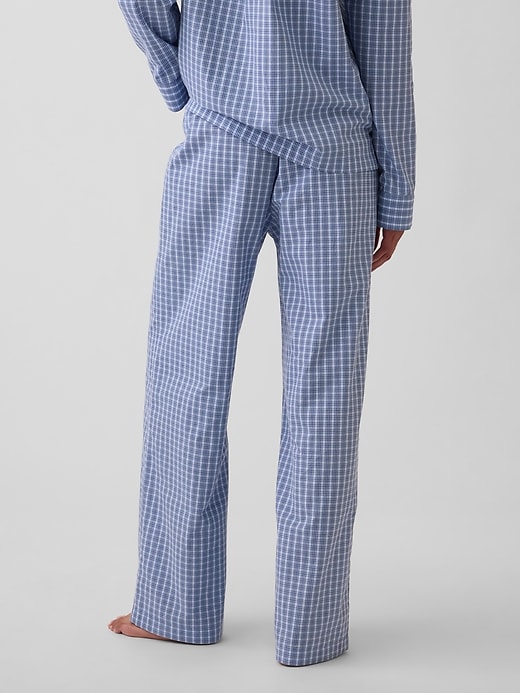 L'image numéro 4 présente Pantalon de pyjama en popeline