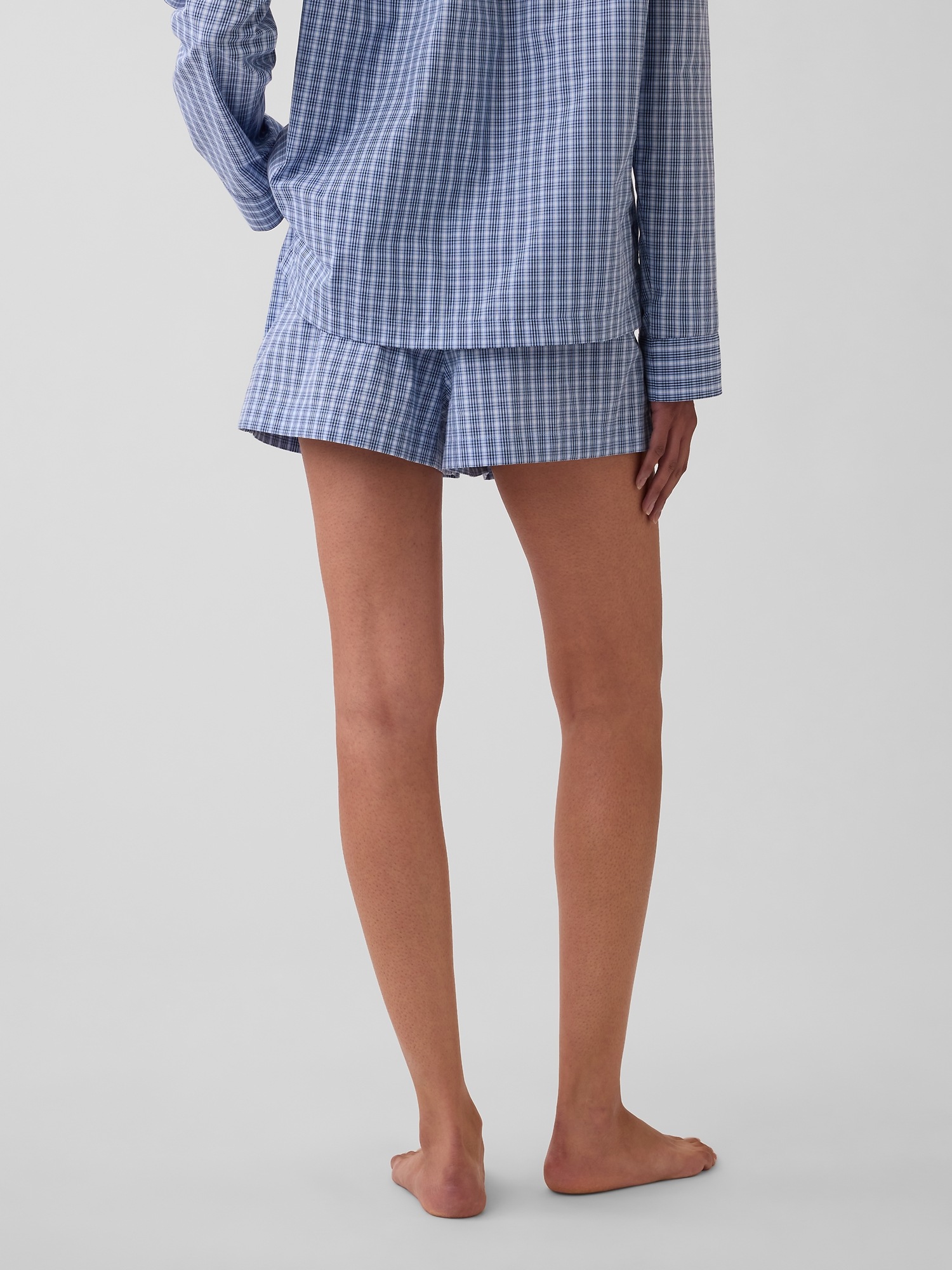 L'image numéro 4 présente Boxeur de pyjama en popeline