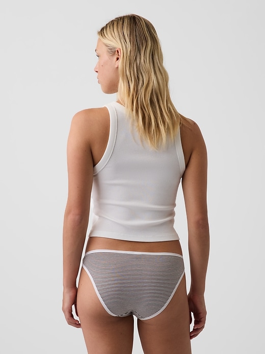L'image numéro 2 présente Culotte bikini en coton biologique extensible PureDouceur