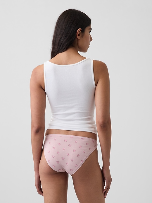 L'image numéro 2 présente Culotte bikini en coton biologique extensible PureDouceur