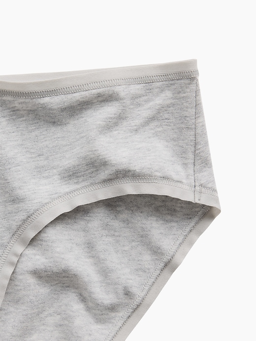 L'image numéro 3 présente Culotte taille basse en coton biologique extensible PureDouceur