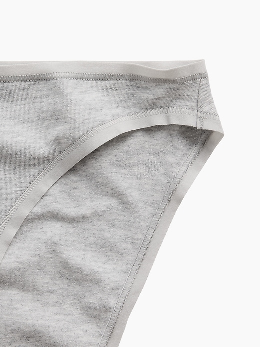 L'image numéro 3 présente Culotte bikini en coton biologique extensible ultra-doux