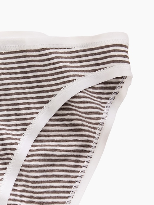 L'image numéro 3 présente Culotte bikini en coton biologique extensible PureDouceur