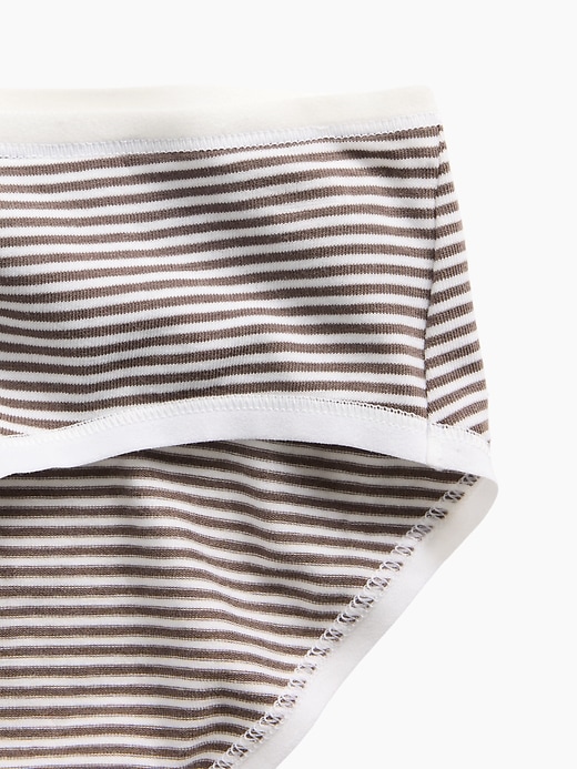 L'image numéro 3 présente Culotte taille basse en coton biologique extensible PureDouceur