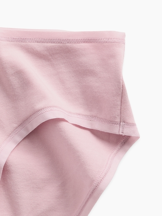 L'image numéro 3 présente Culotte taille basse en coton biologique extensible PureDouceur