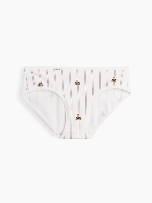 L'image numéro 4 présente Culotte taille basse en coton biologique extensible PureDouceur