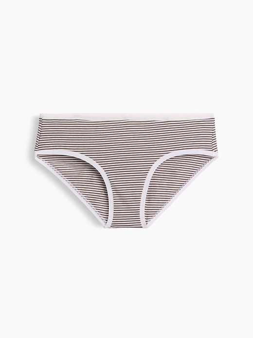 L'image numéro 4 présente Culotte taille basse en coton biologique extensible PureDouceur