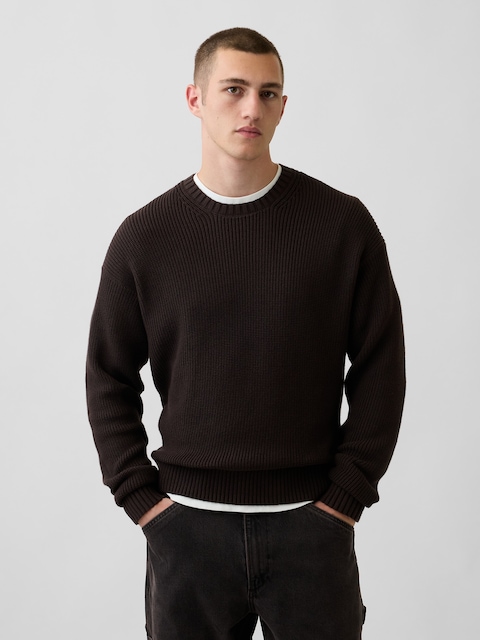 Relaxed Shaker Sweater