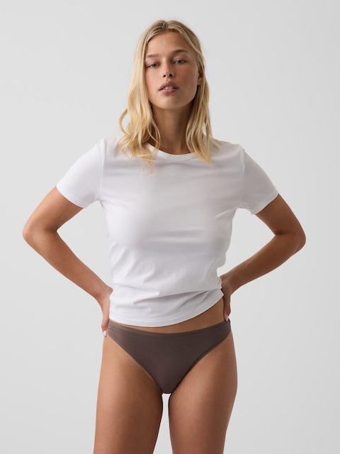 SoftMade Organic Stretch Cotton Thong