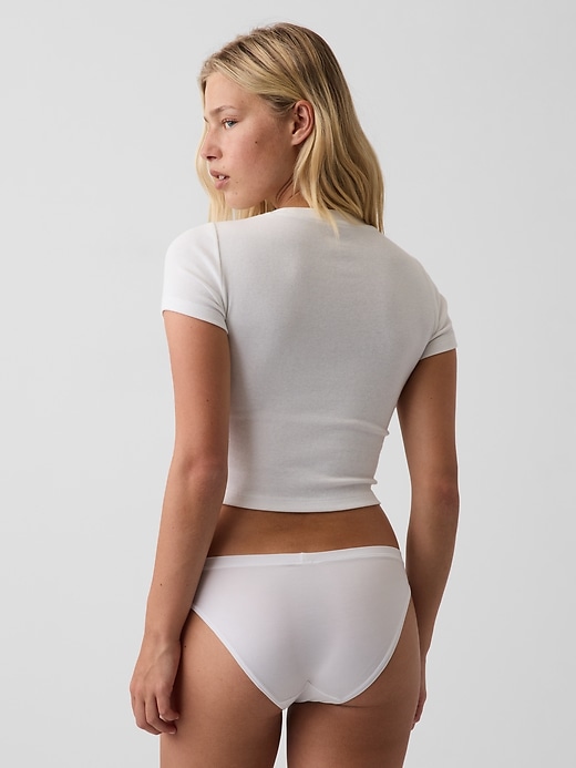 L'image numéro 2 présente Culotte bikini en modal PureDouceur