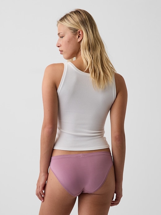 L'image numéro 2 présente Culotte bikini en modal PureDouceur