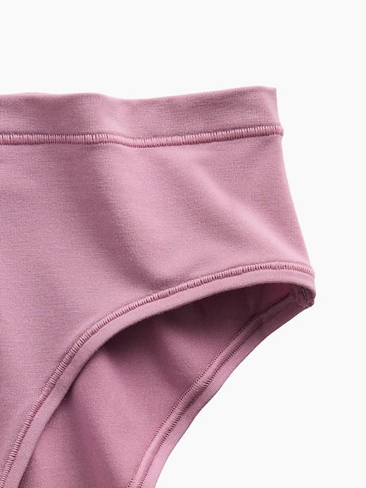 L'image numéro 3 présente Culotte taille basse en modal PureDouceur