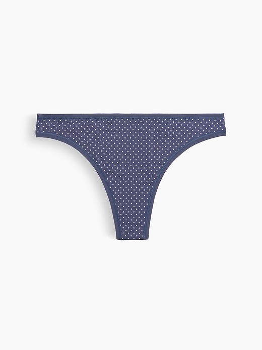 L'image numéro 5 présente Tanga en coton biologique extensible PureDouceur