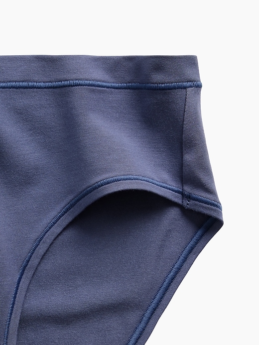 L'image numéro 3 présente Culotte taille basse en modal PureDouceur