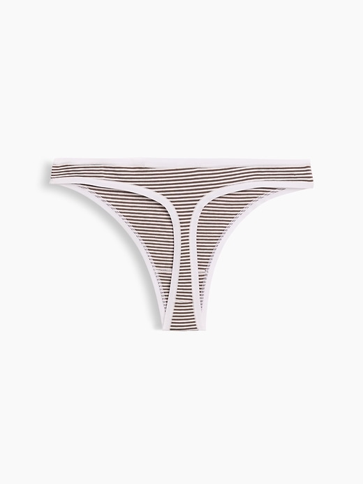 L'image numéro 5 présente Tanga en coton biologique extensible ultra-doux