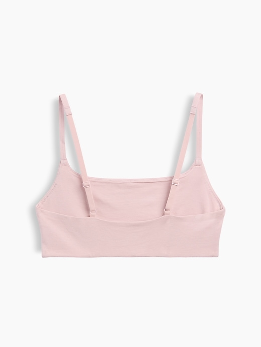 L'image numéro 7 présente Soutien-gorge léger à encolure dégagée en coton biologique extensible PureDouceur