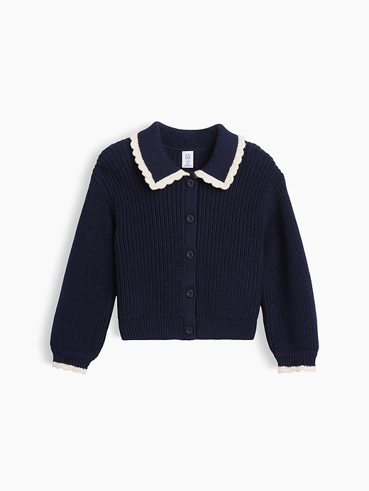 Image number 1 showing, Baby & Toddler Collared Cardigan Sweater