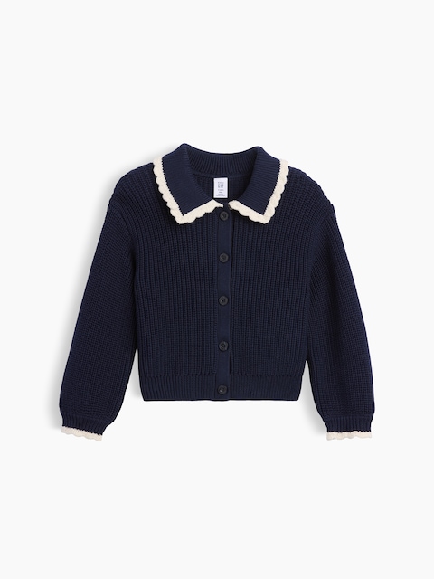 Baby & Toddler Collared Cardigan Sweater