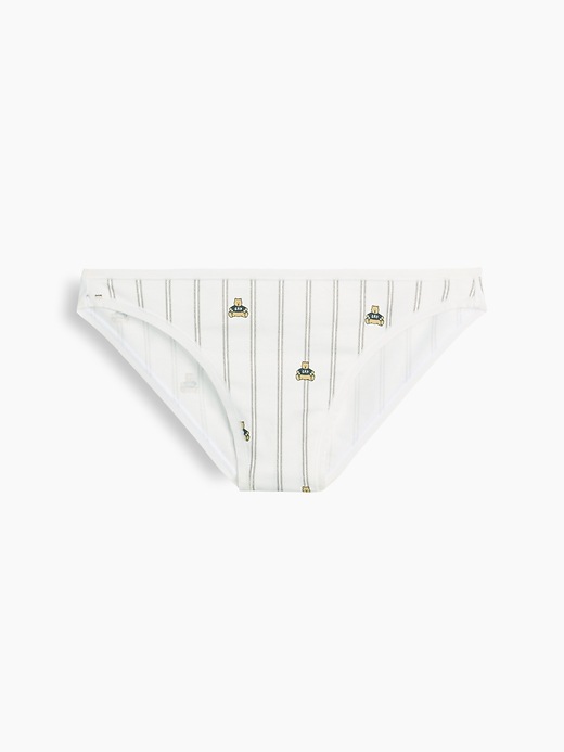 L'image numéro 4 présente Culotte audacieuse en coton biologique extensible PureDouceur